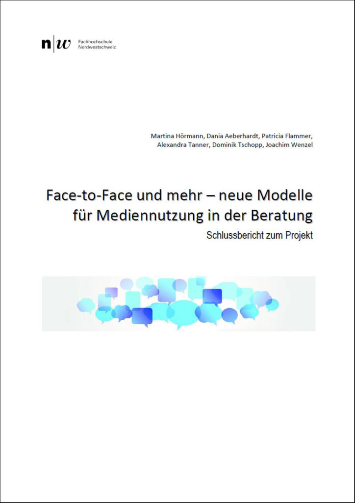 Publikation Face-to-Face und mehr - neue Modelle für Mediennutzung in der Beratung